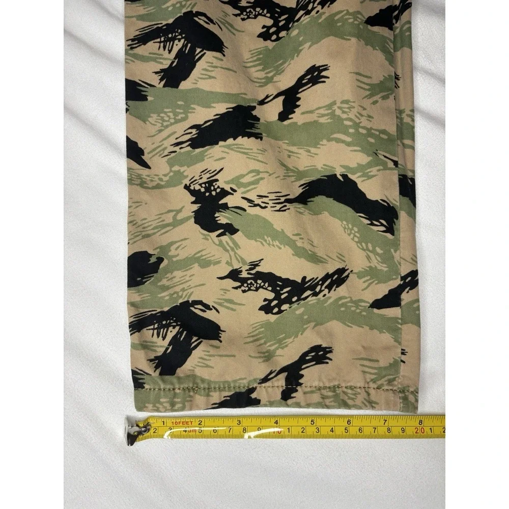 Levi's 511 Tiger Stripe Camouflage Chino Pants Men's 36x32 100% Cotton Vintage